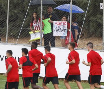 El Atlético vuelve al trabajo en su primer entrenamiento de pretemporada