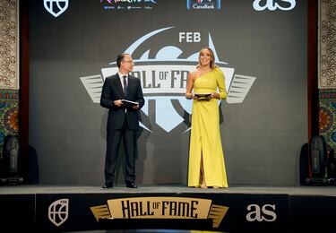 Pacojó y Marta Fernández presentadores de la Gala.
