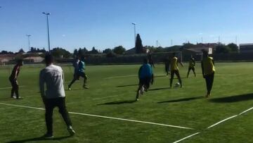 Así fue la primera práctica de la Roja Sub 23 en Francia