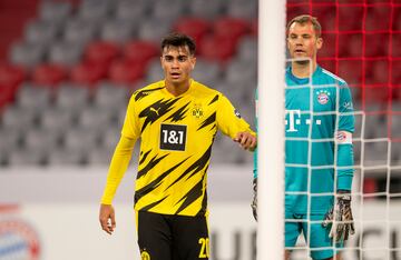 Reinier, con el Dortmund, en un partido frente al Bayern.