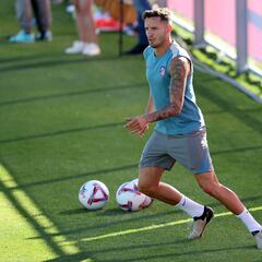 Saúl sigue, aunque se entrenó al margen
