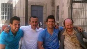 Agüero participa en el rodaje de Torrente 4