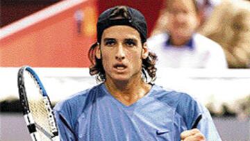 <b>LA REVELACIÓN.</B> Feliciano López, durante el Masters de Madrid.