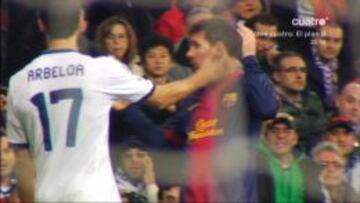 Messi tuvo un incidente con Arbeloa en el párking