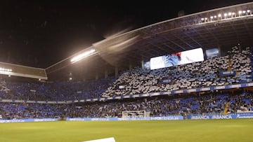 La grada de Riazor. 