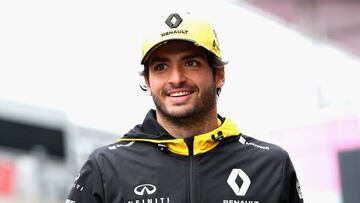 SPA, BELGIUM - AUGUST 25:  Carlos Sainz of Spain and Renault Sport F1 walks in the Paddock before final practice for the Formula One Grand Prix of Belgium at Circuit de Spa-Francorchamps on August 25, 2018 in Spa, Belgium.  (Photo by Charles Coates/Getty Images)