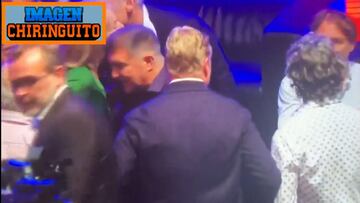 Uno de los momentos más esperados: así ha sido el saludo entre Laporta y Koeman