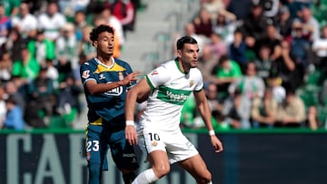 01/03/26 PARTIDO PRIMERA DIVISION JORNADA 26
ELCHE - ESPANYOL
OMAR EL HILALI RAFA MIR