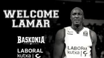 La web del Laboral Kutxa da la bienvenida a Lamar Odom.