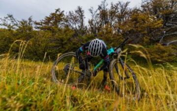 El impresionante paisaje en que se vivió la carrera de MTB