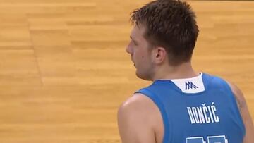 Hay que verlo para creerlo y alucinar: lo mejor de Doncic ante Angola, un abuso salvaje