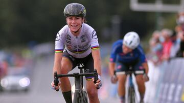 Annemiek Van Vleuten se proclama campeona de Europa.