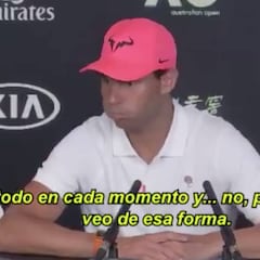 Nadal gives reporter an English lesson after Australian Open loss