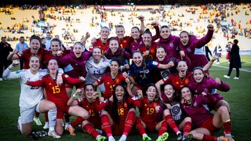 WELLINGTON (NUEVA ZELANDA), 11/08/2023.- Las jugadoras de la selección española de fútbol posan antes del partido ante el equipo de Países Bajos, en Wellington correspondiente a los cuartos de final del mundial femenino en Australia y Nueva Zelanda. EFE / RFEF Pablo Garcia  SOLO USO EDITORIAL/SOLO DISPONIBLE PARA ILUSTRAR LA NOTICIA QUE ACOMPAÑA (CRÉDITO OBLIGATORIO)
