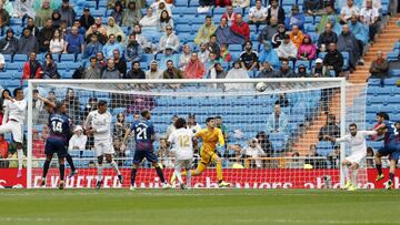 Gol de Melero en el Bernabéu.