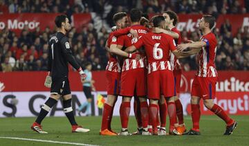 0-3. Griezmann celebr¨® el tercer gol.