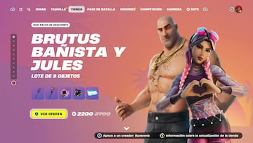 fortnite evento verano 2024 verano con agobios skins tienda