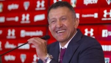 Juan Carlos Osorio en su presentaci&oacute;n en Sao Paulo