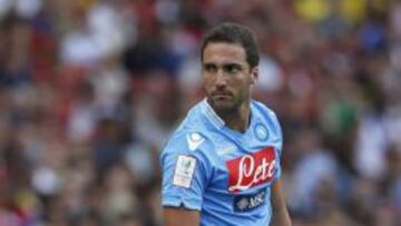 Higuaín, jugador del Nápoles