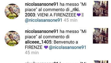 Nicola Sansone se deja querer por la Fiorentina.