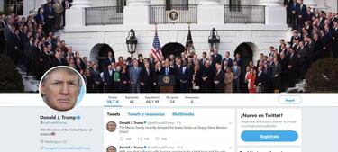 Donald Trump no puede ser eliminado de Twitter ¿por qué?