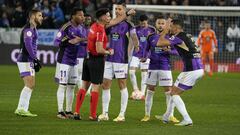 04/01/23 COPA DEL REY 
PARTIDO UNICO  DIECISEISAVOS 
ALAVES - VALLADOLID 
ARBITRO ORTIZ ARIAS PROTESTAS