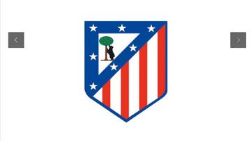 El escudo de 1947, al que el club rojiblanco volverá en una camiseta de juego en la 2021-22, detallado en la web del Atlético.