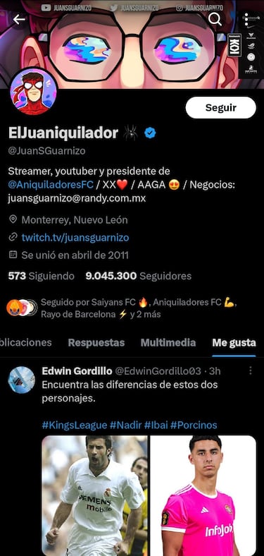 Ibai completa su transformación en villano y se marca un Figo en la Kings League