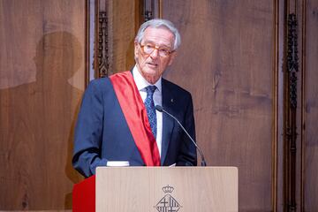 El líder de Trias Per Barcelona en el Ayuntamiento de Barcelona, Xavier Trias (Junts), en su discurso durante el pleno de constitución del nuevo consistorio, en Barcelona (Cataluña, España) el 17 de junio de 2023
Lorena Sopêna / Europa Press
17/06/2023