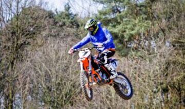 Las mejores imágenes de Raikkonen, haciendo motocross