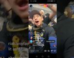 ¡Esto se descontroló! Así fue el festejo de Juan Toscano en el vestidor de los Warriors