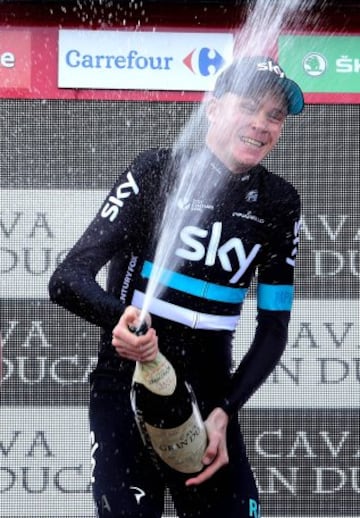 Christopher Froome, vencedor de la etapa. 