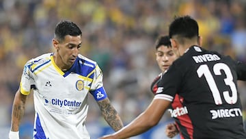 Ángel Di María habló de la baja de Jaminton Campaz en el empate entre Rosario Central y River Plate.