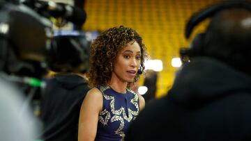 La presentadora Sage Steele deja ESPN tras resolver su demanda relacionada con sus comentarios sobre la vacuna contra el COVID-19.