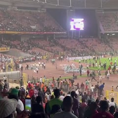 Invasión y gases lacrimógenos tras ser eliminado del Mundial