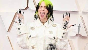 Billie Eilish en la 92&deg; edici&oacute;n de los Premios Oscar en Hollywood and Highland, California. Febrero 09, 2020.