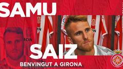 Samu Saiz, nuevo jugador del Girona