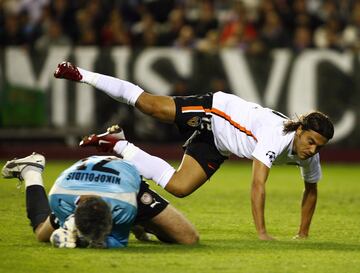 Francesco Tavano, jugó 6 partidos con el Valencia y no marcó ningún gol. 