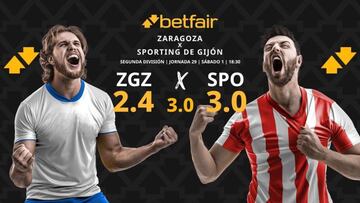 Real Zaragoza vs. Sporting de Gijón: horario, TV, pronósticos y clasificación