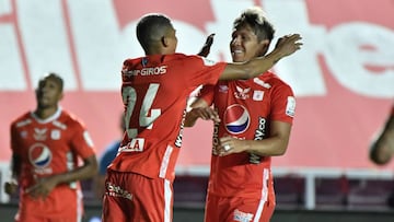 América de Cali goleó 3-0 a Patriotas por la fecha 13 de la Liga BetPlay.