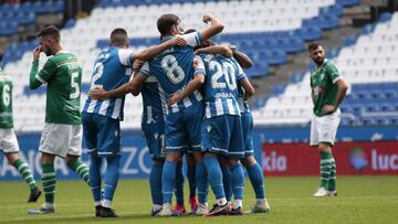 Partido Deportivo de La Coru&ntilde;a -  Coruxo. Gol Lara