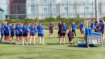 El Barcelona regresó al trabajo.