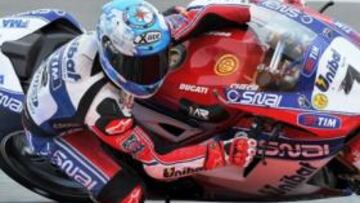 <b>BUENAS SENSACIONES. </b>Checa se sintió cómodo sobre su Ducati en la Superpole de ayer en Brno.