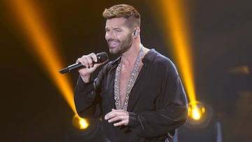 Ricky Martin se presenta para la 21a entrega de los Premios Grammy Latinos, que se transmitirá el jueves 19 de noviembre de 2020 en el American Airlines Arena de Miami.