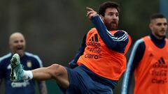 Messi recae y puede ser baja ante España en Madrid