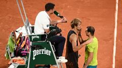 Rafa Nadal advances to French Open Final after Alexander Zverev retires due to ankle injury