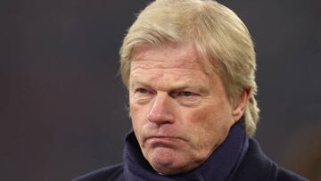 MUNICH, GERMANY - JANUARY 28: Oliver Kahn, CEO of FC Bayern München looks on prior to the Bundesliga match between FC Bayern München and Eintracht Frankfurt at Allianz Arena on January 28, 2023 in Munich, Germany. (Photo by Alexander Hassenstein/Getty Images)