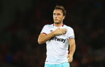 Es uno de los símbolos de West Ham United, pero su temporada ha estado lejos de su historial. Fuente: sitio web de estadísticas Squawka.