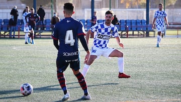 Imagen de un partido del Huesca B.