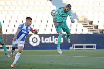 ??MARCA RAMOS!! ?Isco colg¨® la falta al coraz¨®n del ¨¢rea y el capit¨¢n blanco remat¨® muy solo de cabeza para batir a Cu¨¦llar!
